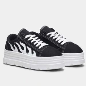 Koi Footwear Flame Platform Sneakers